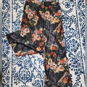 Eva Franco Floral wide leg trousers